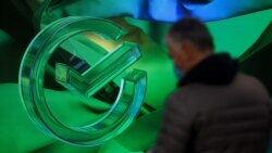 RUSSIA -- The logo is on display in an office of the Russian largest lender Sberbank in Moscow,December 24, 2020